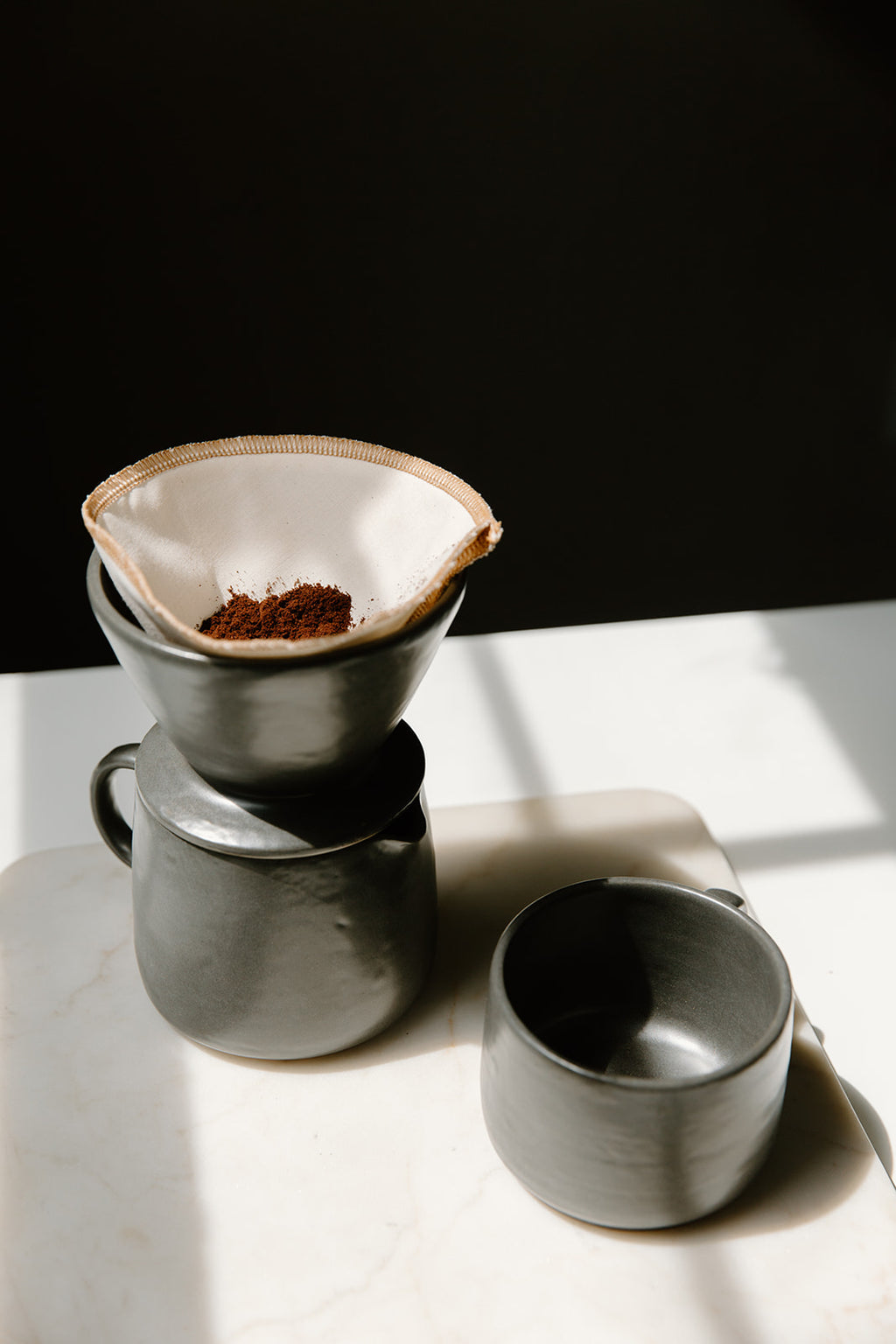 34 oz. Matte Black Pour Over / Gooseneck Kettle – Ground Up Coffee Co.